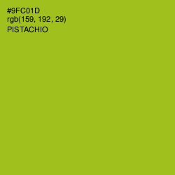 #9FC01D - Pistachio Color Image