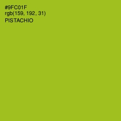 #9FC01F - Pistachio Color Image