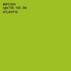 #9FC024 - Atlantis Color Image