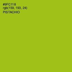 #9FC118 - Pistachio Color Image