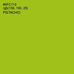 #9FC119 - Pistachio Color Image