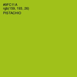 #9FC11A - Pistachio Color Image