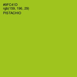 #9FC41D - Pistachio Color Image