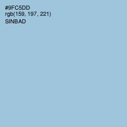 #9FC5DD - Sinbad Color Image