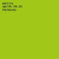 #9FC716 - Pistachio Color Image