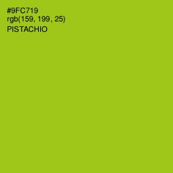 #9FC719 - Pistachio Color Image