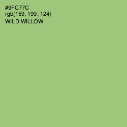 #9FC77C - Wild Willow Color Image