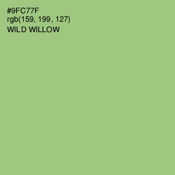 #9FC77F - Wild Willow Color Image