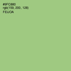 #9FC880 - Feijoa Color Image