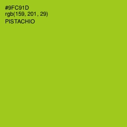 #9FC91D - Pistachio Color Image