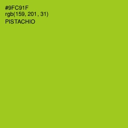 #9FC91F - Pistachio Color Image