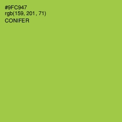 #9FC947 - Conifer Color Image
