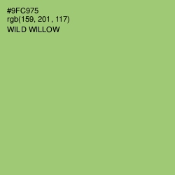 #9FC975 - Wild Willow Color Image