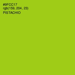 #9FCC17 - Pistachio Color Image