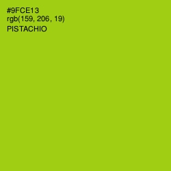 #9FCE13 - Pistachio Color Image