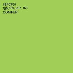 #9FCF57 - Conifer Color Image