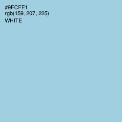 #9FCFE1 - Cornflower Color Image