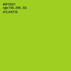 #9FD021 - Atlantis Color Image