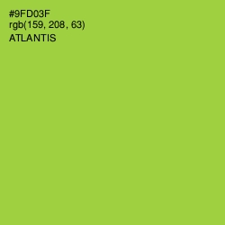 #9FD03F - Atlantis Color Image