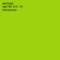 #9FD20E - Pistachio Color Image