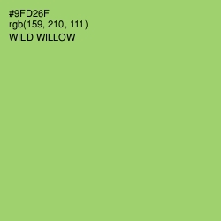 #9FD26F - Wild Willow Color Image