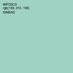 #9FD2C3 - Sinbad Color Image