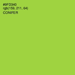 #9FD340 - Conifer Color Image