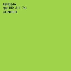 #9FD34A - Conifer Color Image