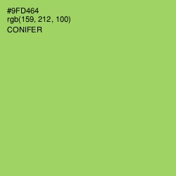 #9FD464 - Conifer Color Image