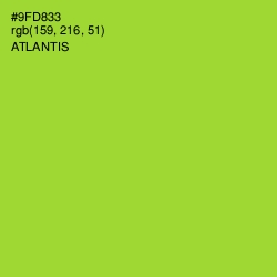 #9FD833 - Atlantis Color Image