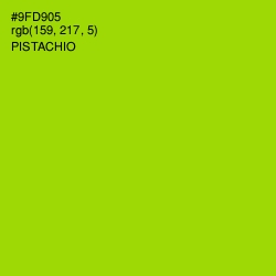 #9FD905 - Pistachio Color Image