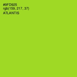 #9FD925 - Atlantis Color Image