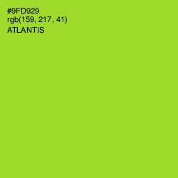 #9FD929 - Atlantis Color Image