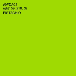 #9FDA03 - Pistachio Color Image