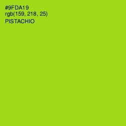 #9FDA19 - Pistachio Color Image