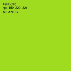 #9FDC20 - Atlantis Color Image