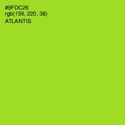 #9FDC26 - Atlantis Color Image