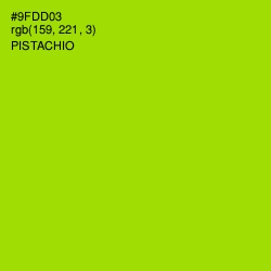 #9FDD03 - Pistachio Color Image