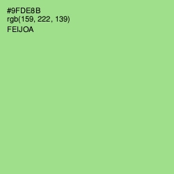 #9FDE8B - Feijoa Color Image