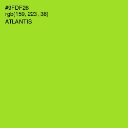 #9FDF26 - Atlantis Color Image