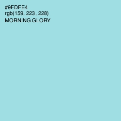 #9FDFE4 - Morning Glory Color Image