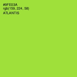 #9FE03A - Atlantis Color Image