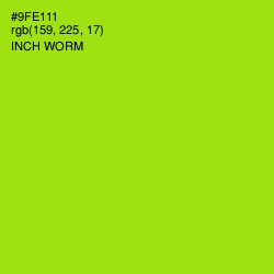 #9FE111 - Inch Worm Color Image