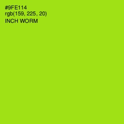#9FE114 - Inch Worm Color Image