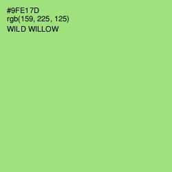 #9FE17D - Wild Willow Color Image