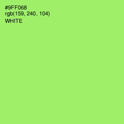 #9FF068 - Conifer Color Image