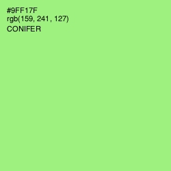 #9FF17F - Conifer Color Image