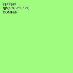 #9FFB7F - Conifer Color Image