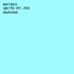 #9FFBFD - Anakiwa Color Image
