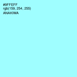 #9FFEFF - Anakiwa Color Image